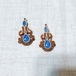 boho diamond statement earrings P5